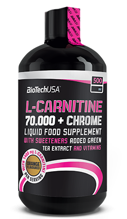 L-карнитин + хром / L-Carnitine + Chrome 70.000 BioTech 500 мл. в Санкт-Петербурге