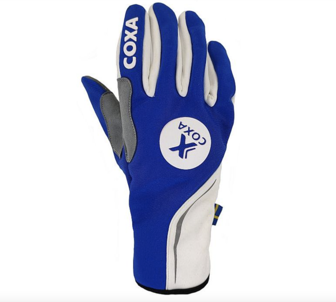 Перчатки COXA Thermo бело/голубые в Твери