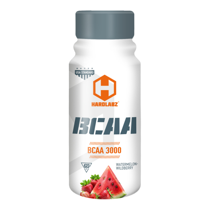 БЦАА Hard Labz BCAA 3000 60 мл. (Арбуз-Земляника)