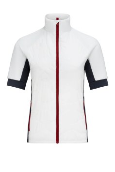 Жилет утепленный Bivium Рэйс жен. белый_графитовый