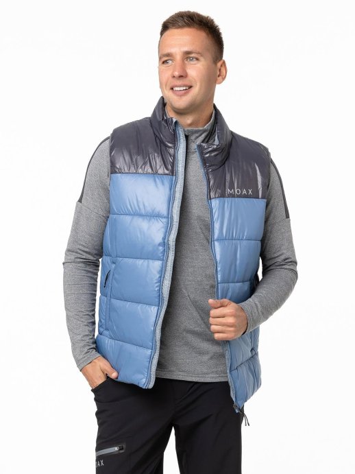 Жилет MOAX утепленный Igora Dupont муж. MX2337/80020 серо-синий в Мурманске