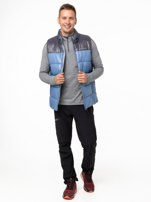 Жилет MOAX утепленный Igora Dupont муж. MX2337/80020 серо-синий в Мурманске