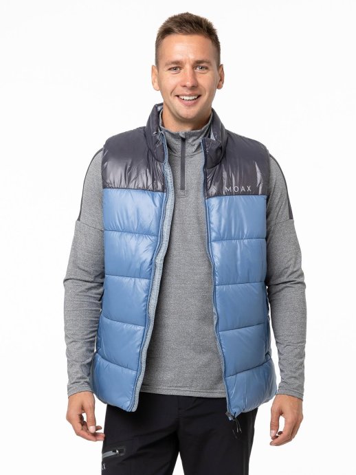 Жилет MOAX утепленный Igora Dupont муж. MX2337/80020 серо-синий в Мурманске