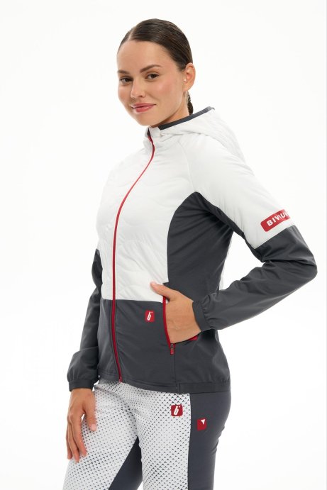 Куртка Bivium Комфорт 3.0 жен. белый_графитовый