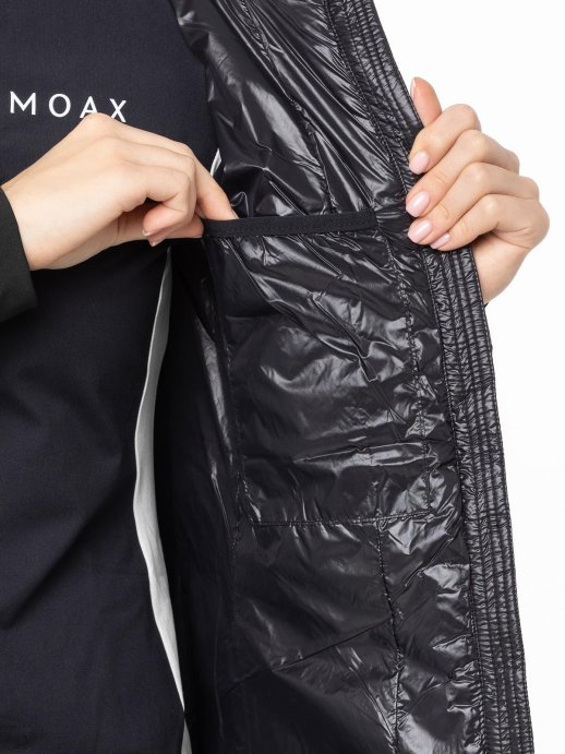 Пальто MOAX утепленное Laura жен. MX2340/10000 чёрный