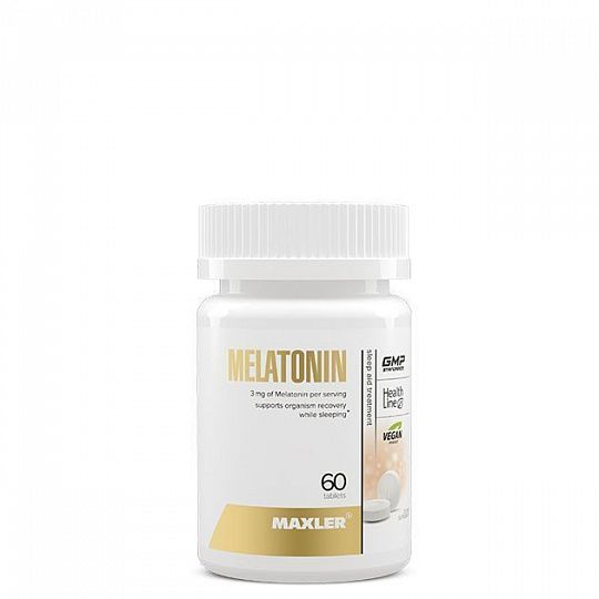 Мелатонин Maxler Melatonin 3 mg 60 табс. купить в СПб