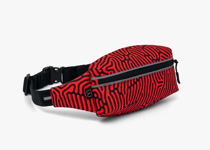 Сумка Enklepp Marathon Waist Bag (coral reef raspberry-black) в Мурманске