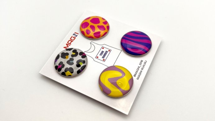 Магнитные держатели для номера &quot;Леопард&quot;