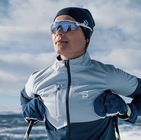 Куртка беговая Bjorn Daehlie 2020-21 Kikut Wmn Cashmere Blue 333244_23515 в Твери