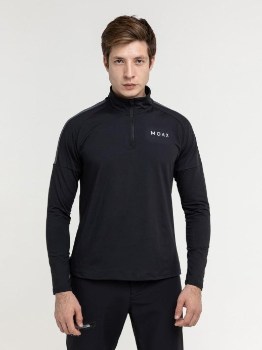 Термокофта MOAX Uhta с молн. муж. MX214211/10000 черный
