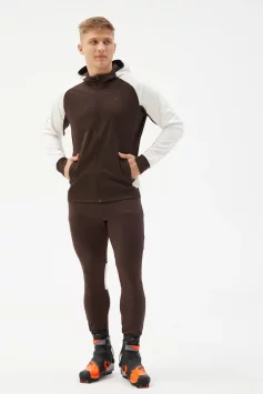 Костюм разминочный Bivium &quot;СноуРан&quot; муж. молочный_кофейный