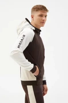 Костюм разминочный Bivium &quot;СноуРан&quot; муж. молочный_кофейный