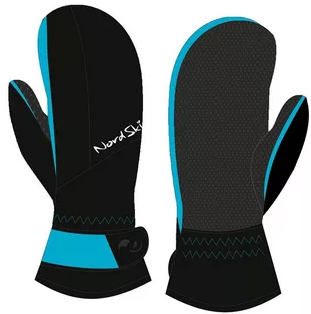 Варежки Nordski Jr.Arctic Black/Blue Membrane NSJ233170 в Твери