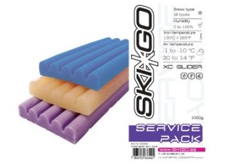 Парафин SKIGO XC сервисный синий, 1000 гр