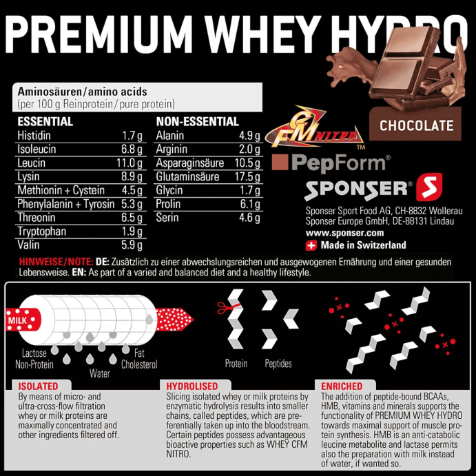 Премиум Вей Гидро / PREMIUM WHEY HYDRO SPONSER 850 гр.
