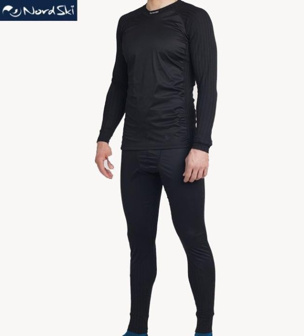 Комплект термобелья Nordski Jr.Active WS Black NSJ293100