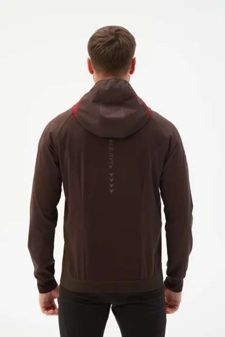 Костюм разминочный Bivium &quot;СноуРан&quot; муж. бордовый_кофейный