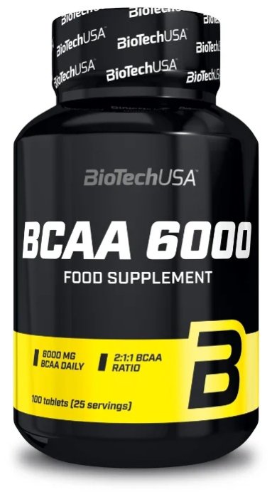 БЦАА 6000 / BCAA 6000 100таб. BioTech в Твери