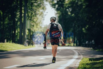 Рюкзак Ski Time RACE красный 45L.