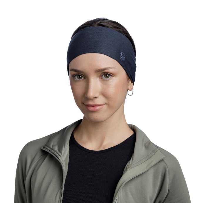 Повязка Buff Coolnet UV+ Wide Headband Solid Night Blue 120007.779.10.00 в Твери
