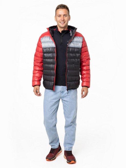Куртка MOAX пуховая Igora light муж. MX2341/99990 красный в Санкт-Петербурге