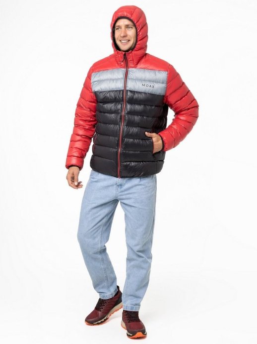 Куртка MOAX пуховая Igora light муж. MX2341/99990 красный в Санкт-Петербурге