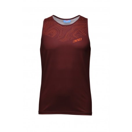 Майка KV+ ARENA WAVE running top man bordeaux 24S02.6