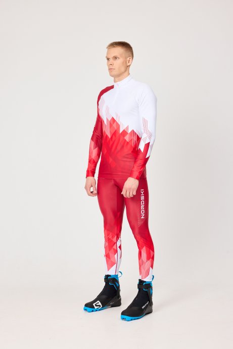 Гоночный костюм Nordski Race Red NSV690900