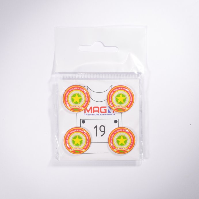 Магнитные держатели для номера &quot;Вьетнамская звездочка&quot;