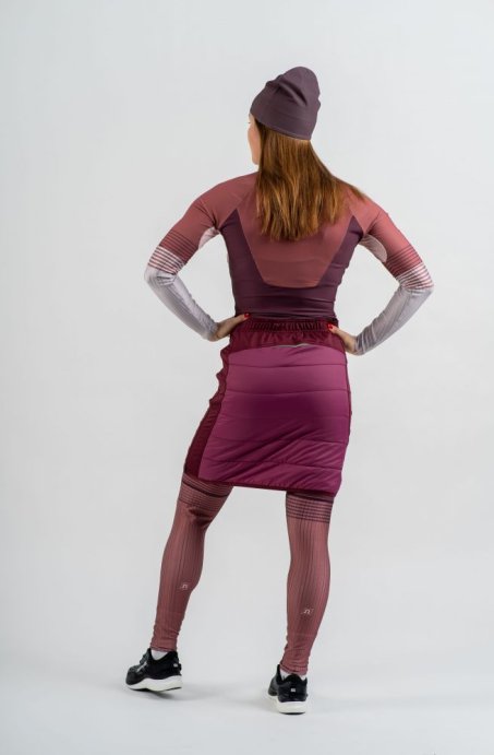 Юбка NONAME SKI SKIRT 24 WINE RED/DK RASBERRY WOS