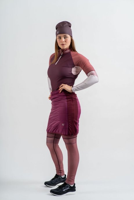 Юбка NONAME SKI SKIRT 24 WINE RED/DK RASBERRY WOS