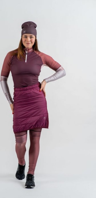 Юбка NONAME SKI SKIRT 24 WINE RED/DK RASBERRY WOS