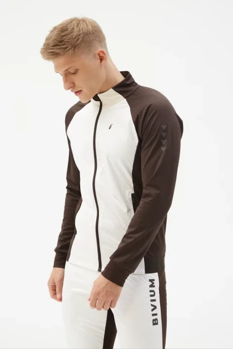 Костюм разминочный Bivium &quot;Баланс 2.0&quot; муж. молочный_кофейный