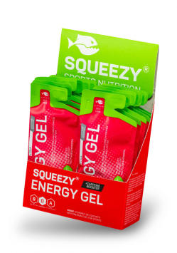Гели энергетические с кофеином ENERGY SUPER Gel squeezy 12шт. по 33гр. (Кола)