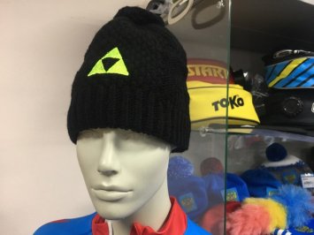 Шапка теплая Fischer Trener logo жел.