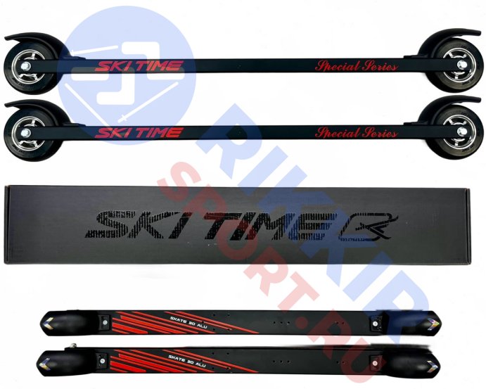 Лыжероллеры SKI TIME SK80 NEW Black/Red (2.75)