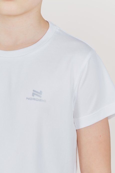 Футболка Nordski Jr. Run White NSJ419001