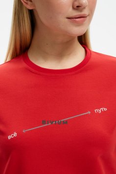 Футболка Bivium жен. красн.