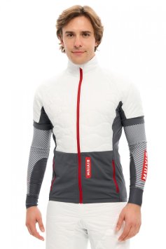 Жилет утепленный Bivium Рэйс муж. белый_графитовый