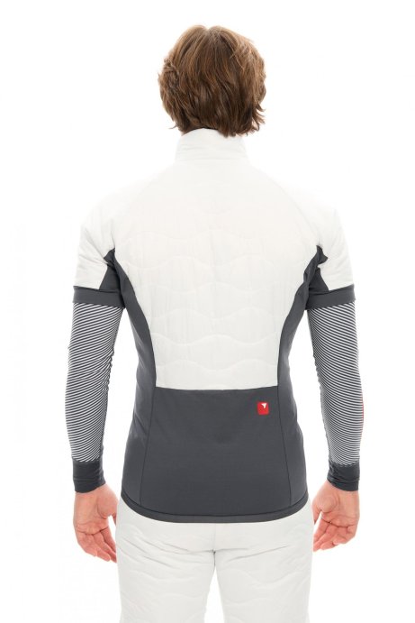 Жилет утепленный Bivium Рэйс муж. белый_графитовый