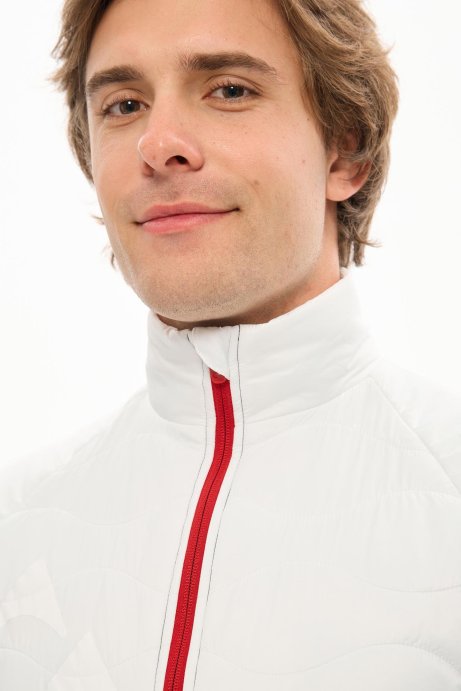 Жилет утепленный Bivium Рэйс муж. белый_графитовый