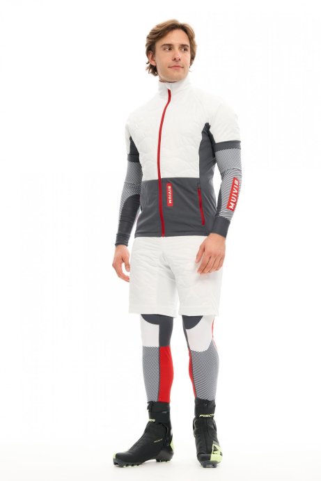 Жилет утепленный Bivium Рэйс муж. белый_графитовый