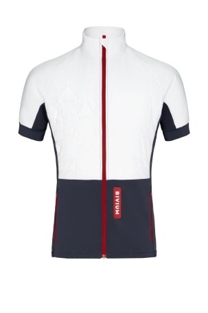 Жилет утепленный Bivium Рэйс муж. белый_графитовый