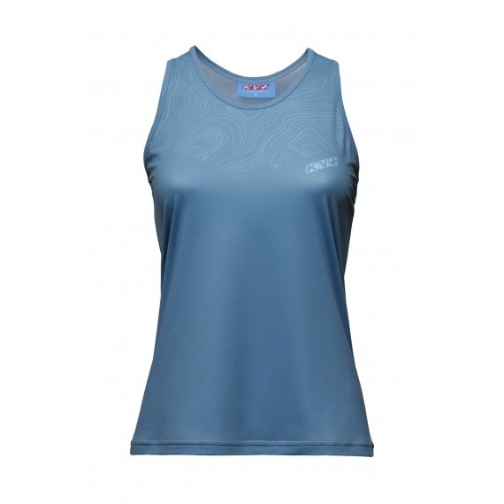 Майка KV+ ARENA WAVE running top woman blue 24SW02.2