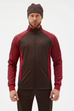 Костюм разминочный Bivium &quot;Баланс 2.0&quot; муж. бордовый_кофейный
