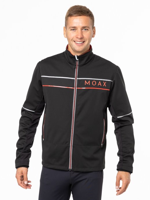 Костюм разминочный MOAX Tokke Softshell муж. SW212211/10000_SW212219/10000 чёрный в Твери