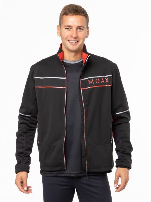 Костюм разминочный MOAX Tokke Softshell муж. SW212211/10000_SW212219/10000 чёрный в Твери