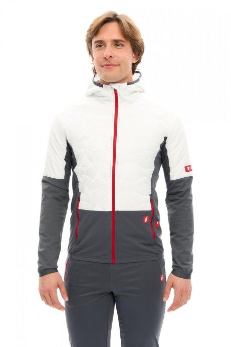 Куртка Bivium Комфорт 3.0 муж. белый_графитовый