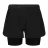 Шорты NORTHUG LARVIK 2 in 1 shorts Wmn BLACK