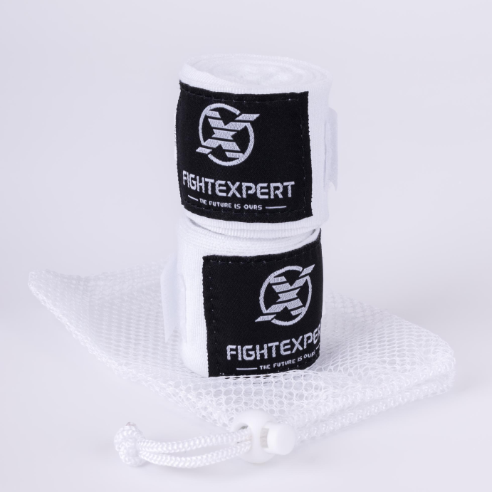 Бинт для бокса FIGHTEXPERT Profi 3,0м (нейлон, Белый)